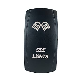 Amazon.com: Laser Backlit White Rocker Switch Side Lights